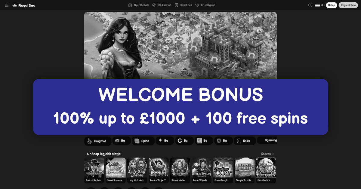 Royalsea Casino welcome bonus